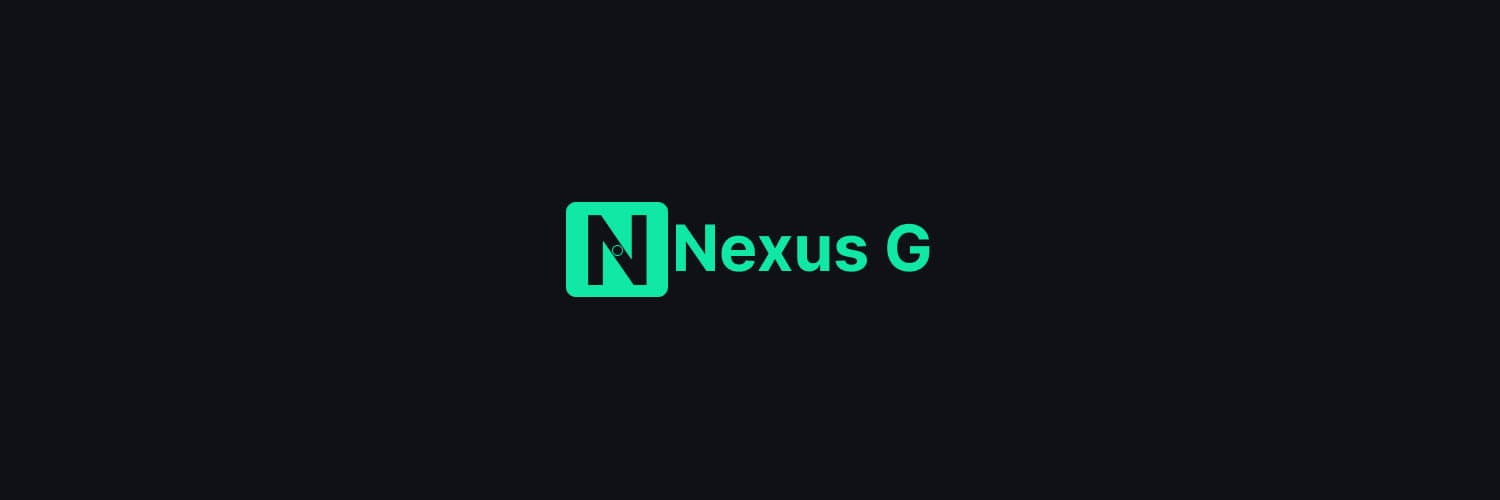 Bem-vindo à Nexus G: por que decidi criar este ecossistema
